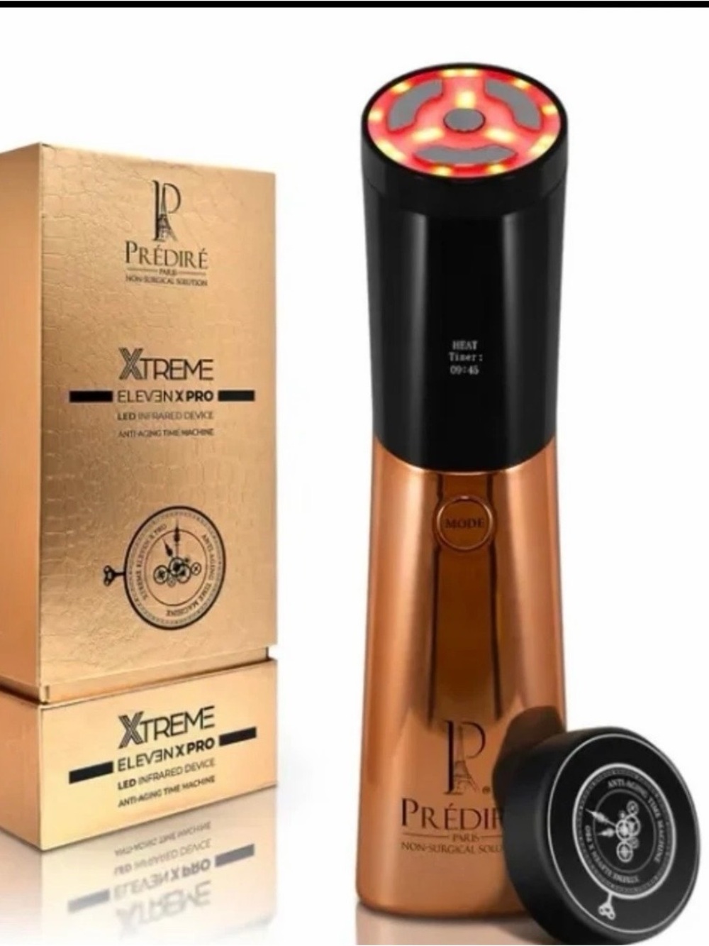 Xtreme Elev3n X Pro LED Anti-Aging Device in Metallic Copper never used